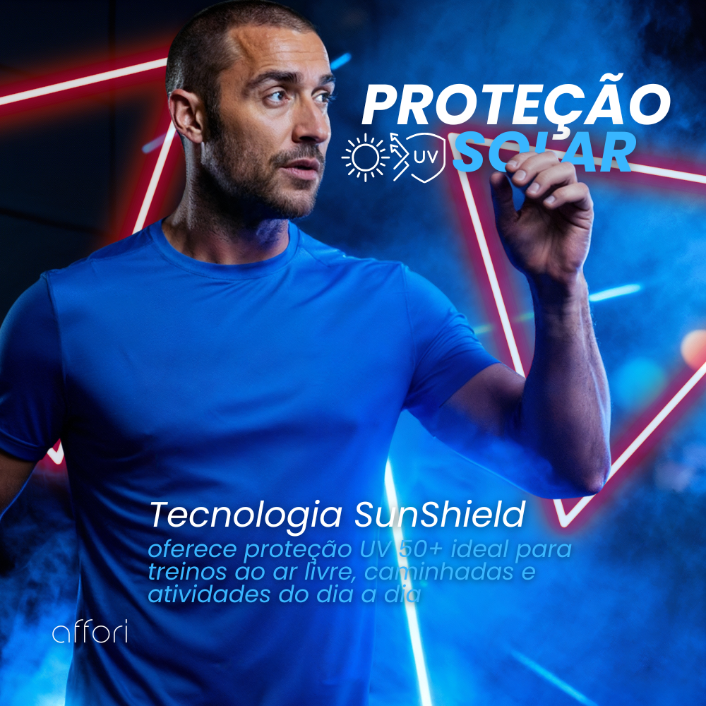 Kit 5 Camisetas Tecnológicas Masculinas FitneSmart - Promoção de Carnaval