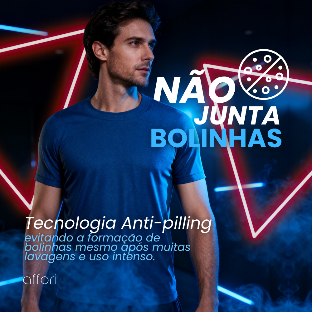 Kit 5 Camisetas Tecnológicas Masculinas FitneSmart - Promoção de Carnaval