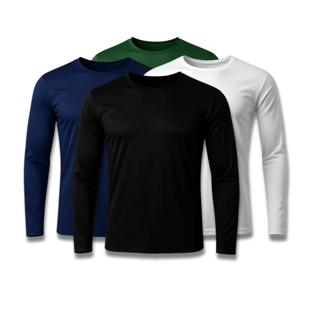 Kit 4 Camisetas Manga Longa Tecnológicas - ThermoShirt