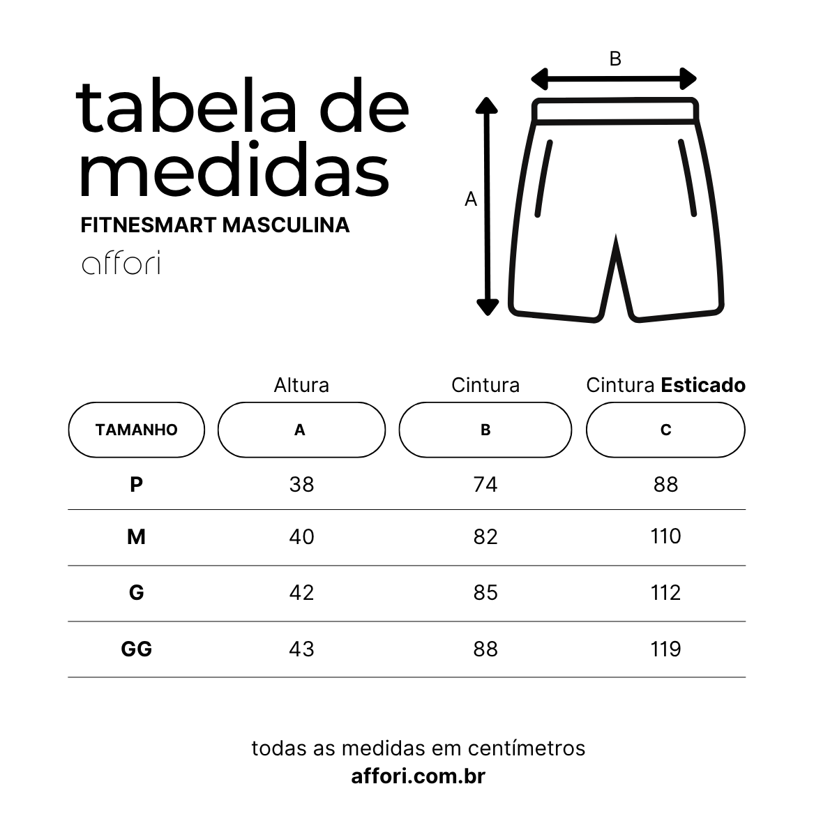 Kit 2 Shorts Compressão 2 em 1 - Affori Tight