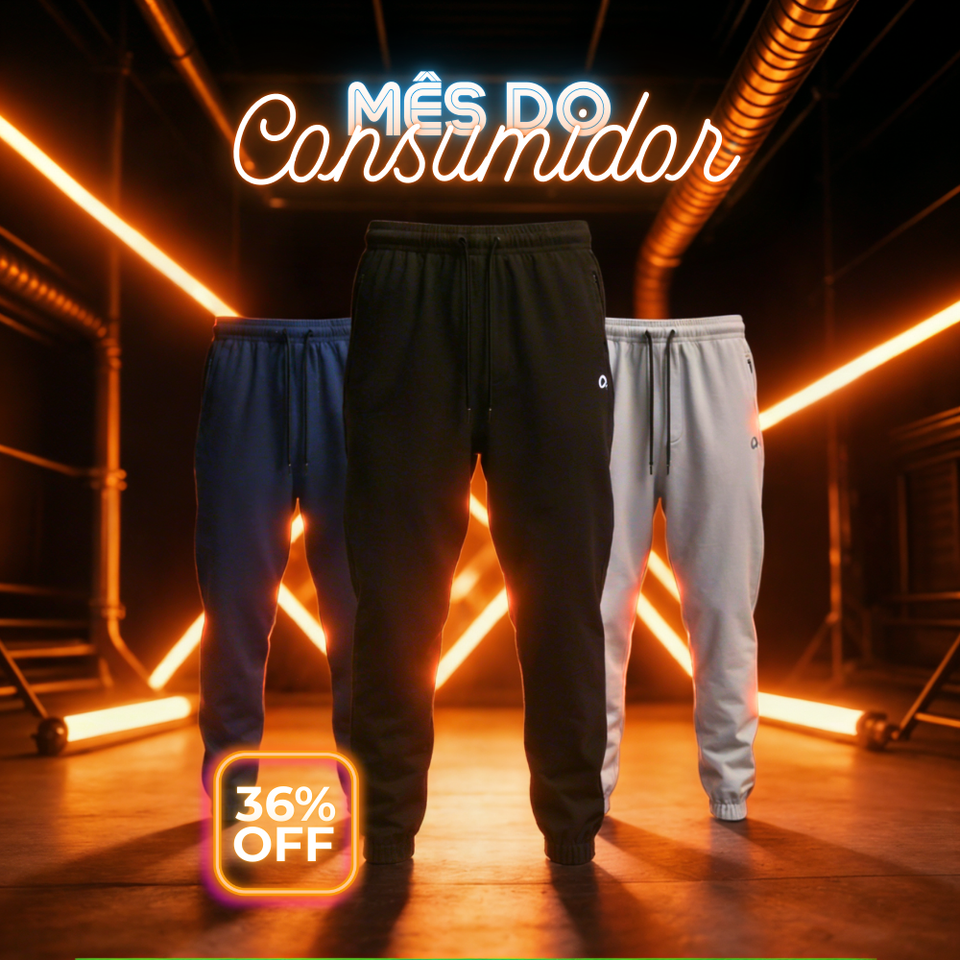 Kit 3 Calças Masculinas Tecnológicas Light-X - Promoção Mês do Consumidor