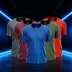 Kit 5 Camisetas Tecnológicas FitneSmart - Anti-Suor