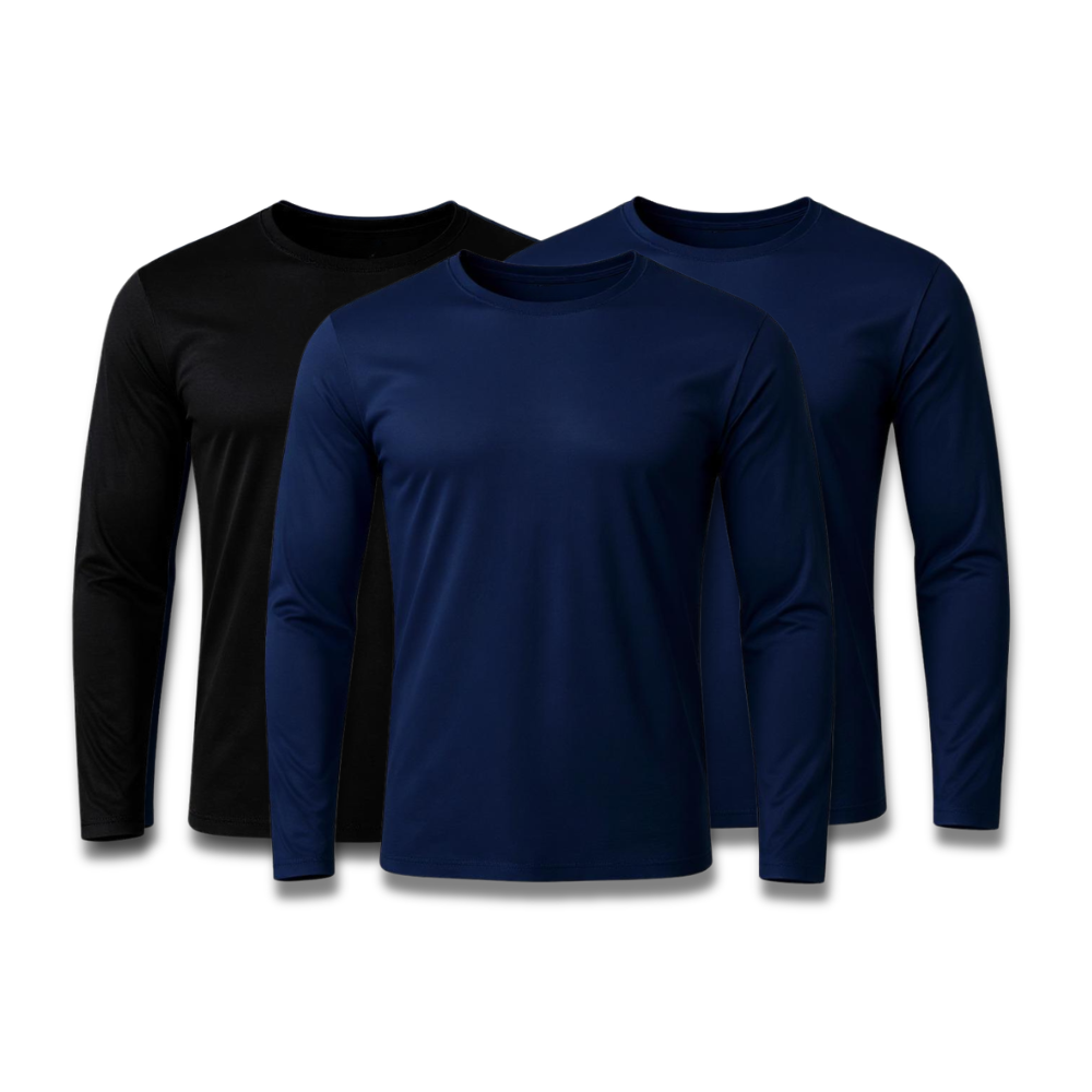 Kit 3 Camisetas Manga Longa Tecnológicas - ThermoShirt