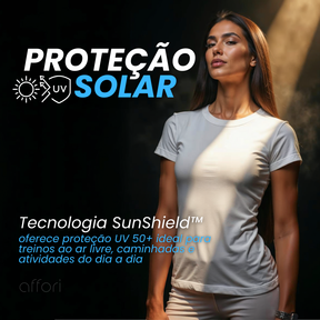 Kit 3 Camisetas tecnológicas Feminina Icetouch - Toque Gelado & Anti Odor