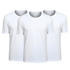 Kit 3 Camisetas Tecnológicas Toque Gelado - Ice Touch & Anti Odor