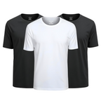 Kit 3 Camisetas Tecnológicas Toque Gelado - Ice Touch & Anti Odor