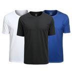 Kit 3 Camisetas Tecnológicas Toque Gelado - Ice Touch & Anti Odor