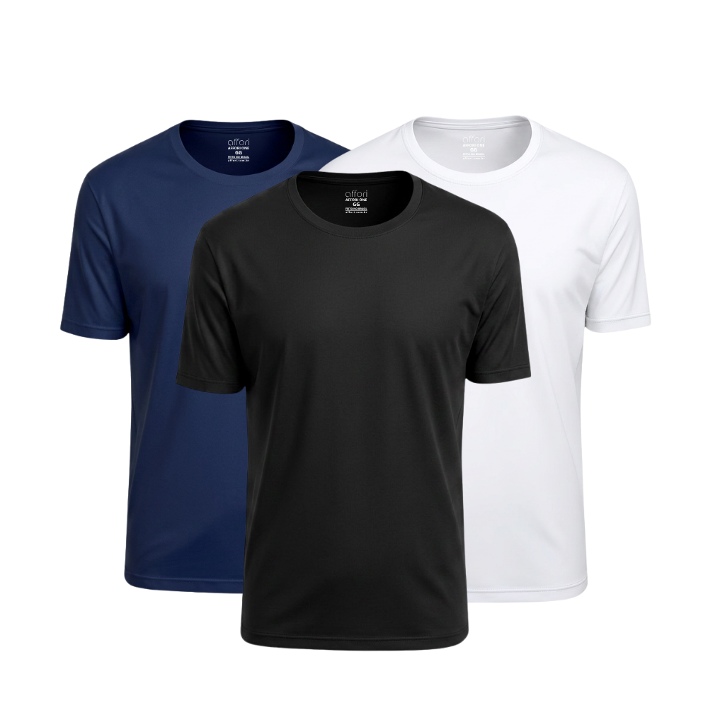 Kit 3 Camisetas Tecnológicas Masculinas IceTouch - Outonosmart