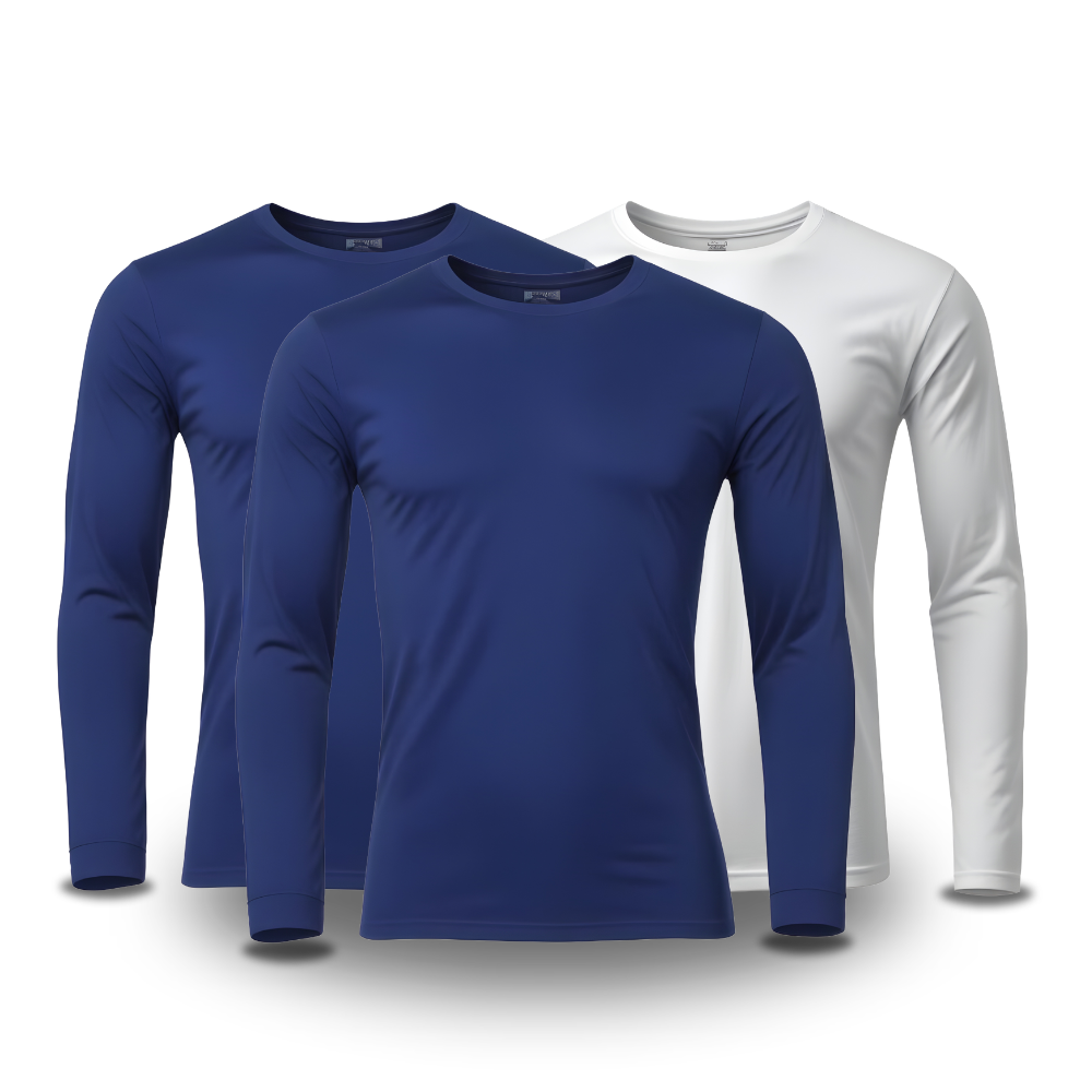 Kit 3 Camisetas Manga Longa Tecnológicas - ThermoShirt