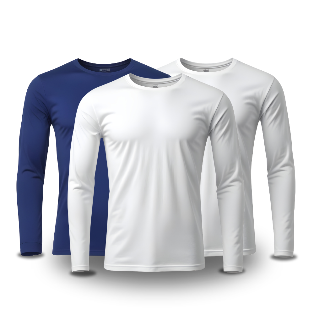 Kit 3 Camisetas Manga Longa Tecnológicas - ThermoShirt