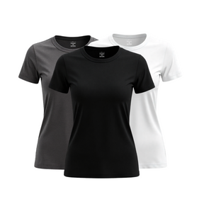 Kit 3 Camisetas tecnológicas Feminina Icetouch - Toque Gelado & Anti Odor