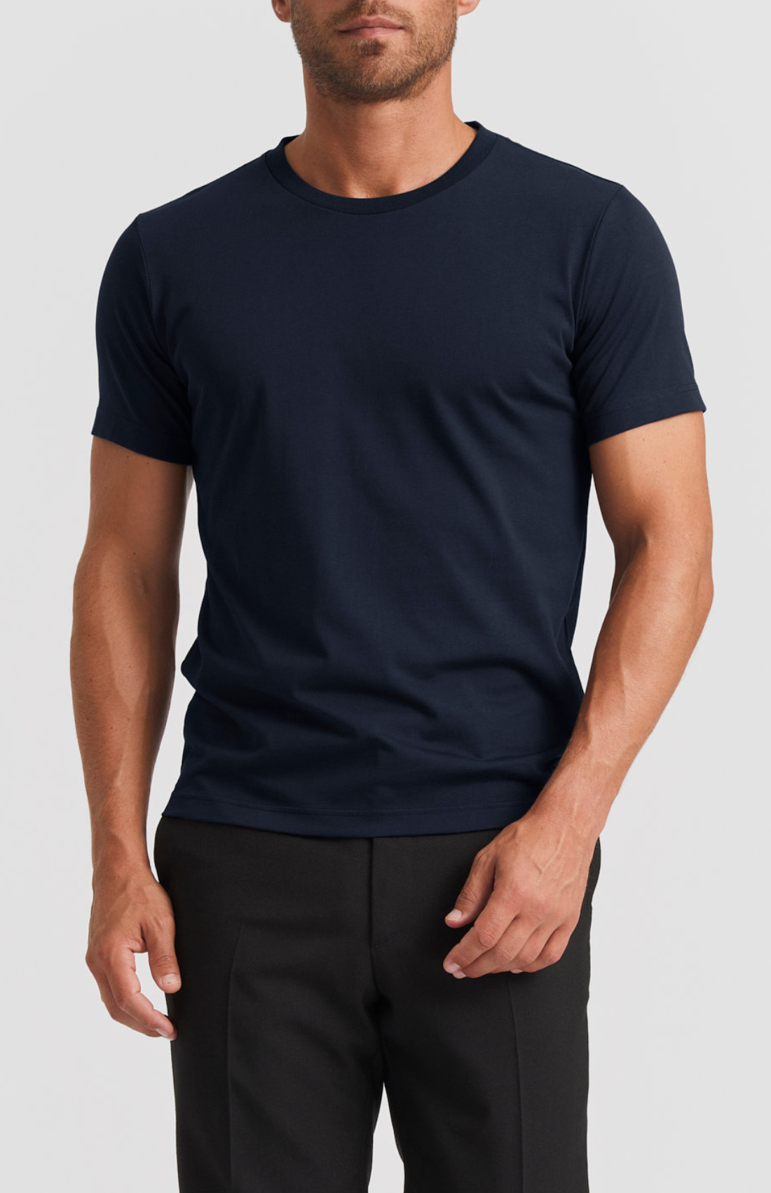 Camiseta Básica Masculina Algodão Gola U - Basic T-shirt