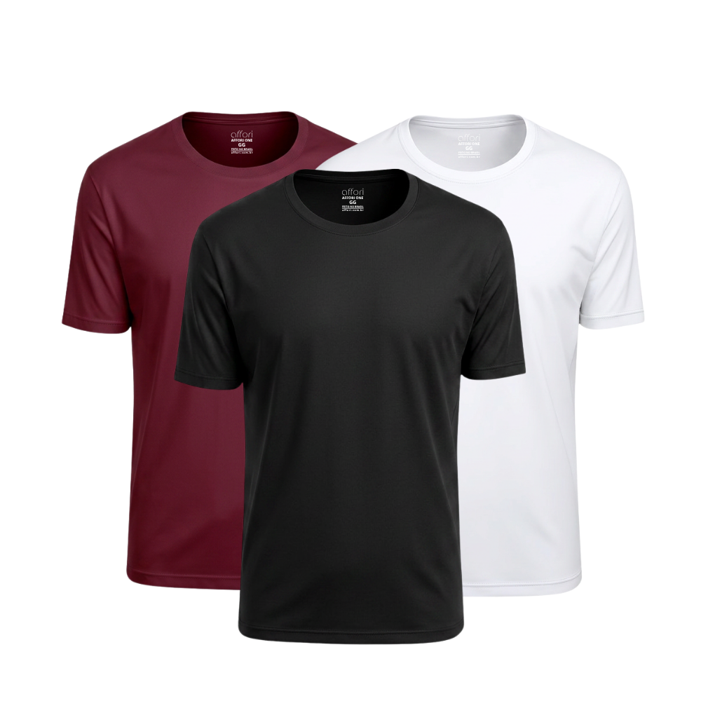 Kit 3 Camisetas Tecnológicas Masculinas IceTouch - Outonosmart