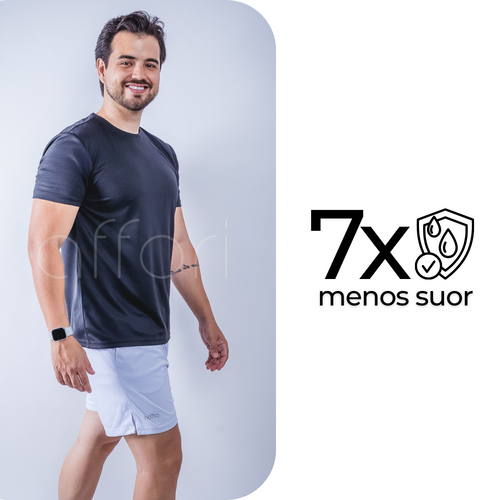 Kit 5 Camisetas Tecnológicas FitneSmart Masculinas - Promoção de Inverno