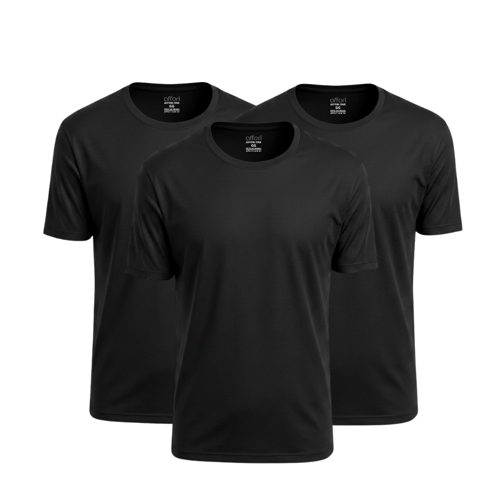 Kit 3 Camisetas Tecnológicas Masculinas IceTouch - Outonosmart