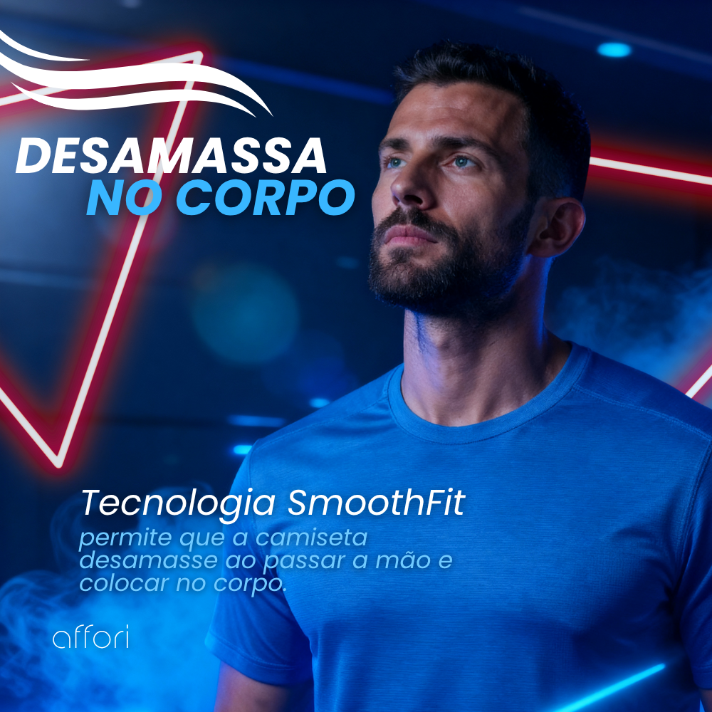 Kit 5 Camisetas Tecnológicas Masculinas FitneSmart - Mês do Consumidor