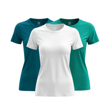 Kit 3 Camisetas tecnológicas Feminina Icetouch - Toque Gelado & Anti Odor