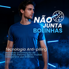 Kit 3 Camisetas Tecnológicas Masculinas FitneSmart - Anti-Suor