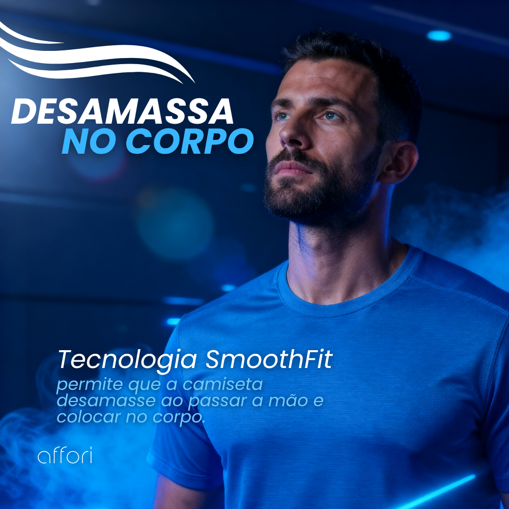 Kit 3 Camisetas Tecnológicas Masculinas FitneSmart - Anti-Suor
