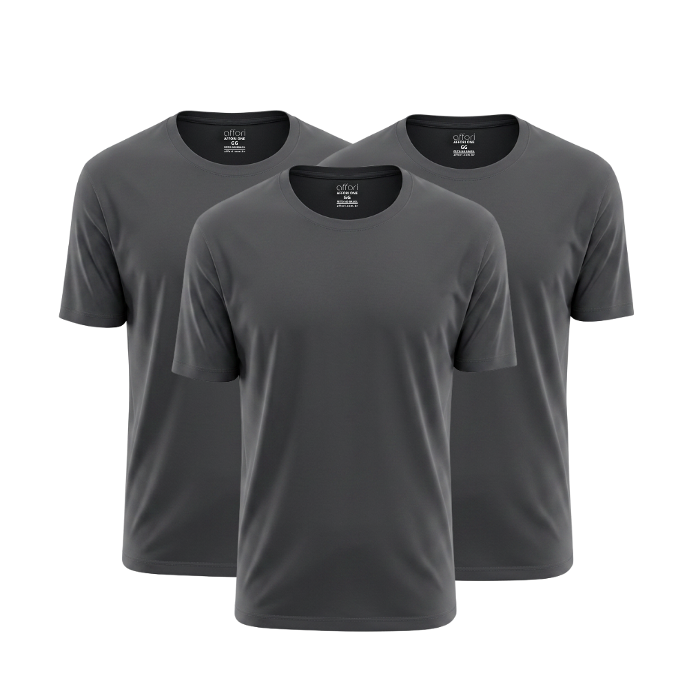 Kit 3 Camisetas Tecnológicas Masculinas IceTouch - Outonosmart