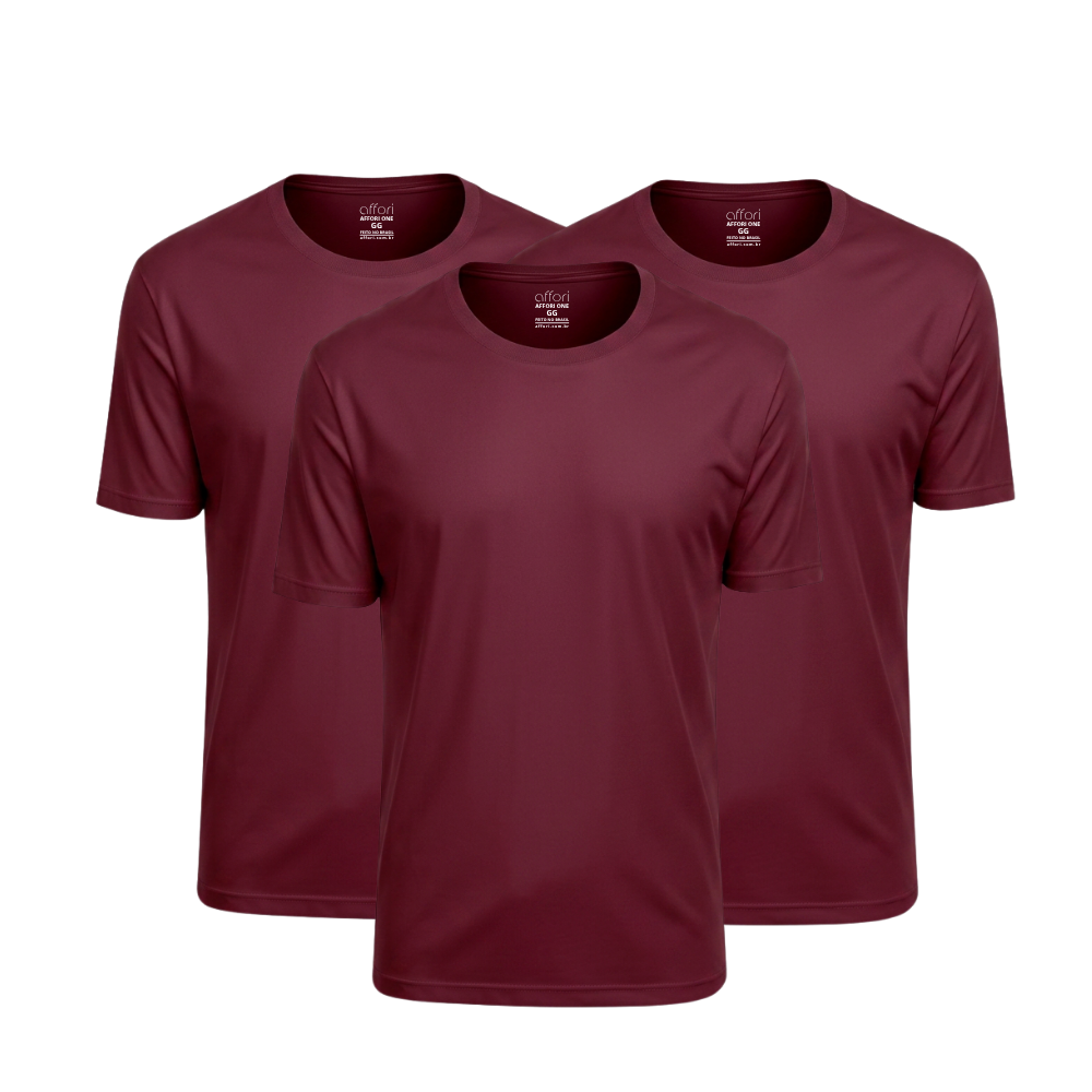 Kit 3 Camisetas Tecnológicas Masculinas IceTouch - Outonosmart
