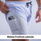 Pague 2 Leve 3 - Shorts Compressão 2 em 1 Affori Tight