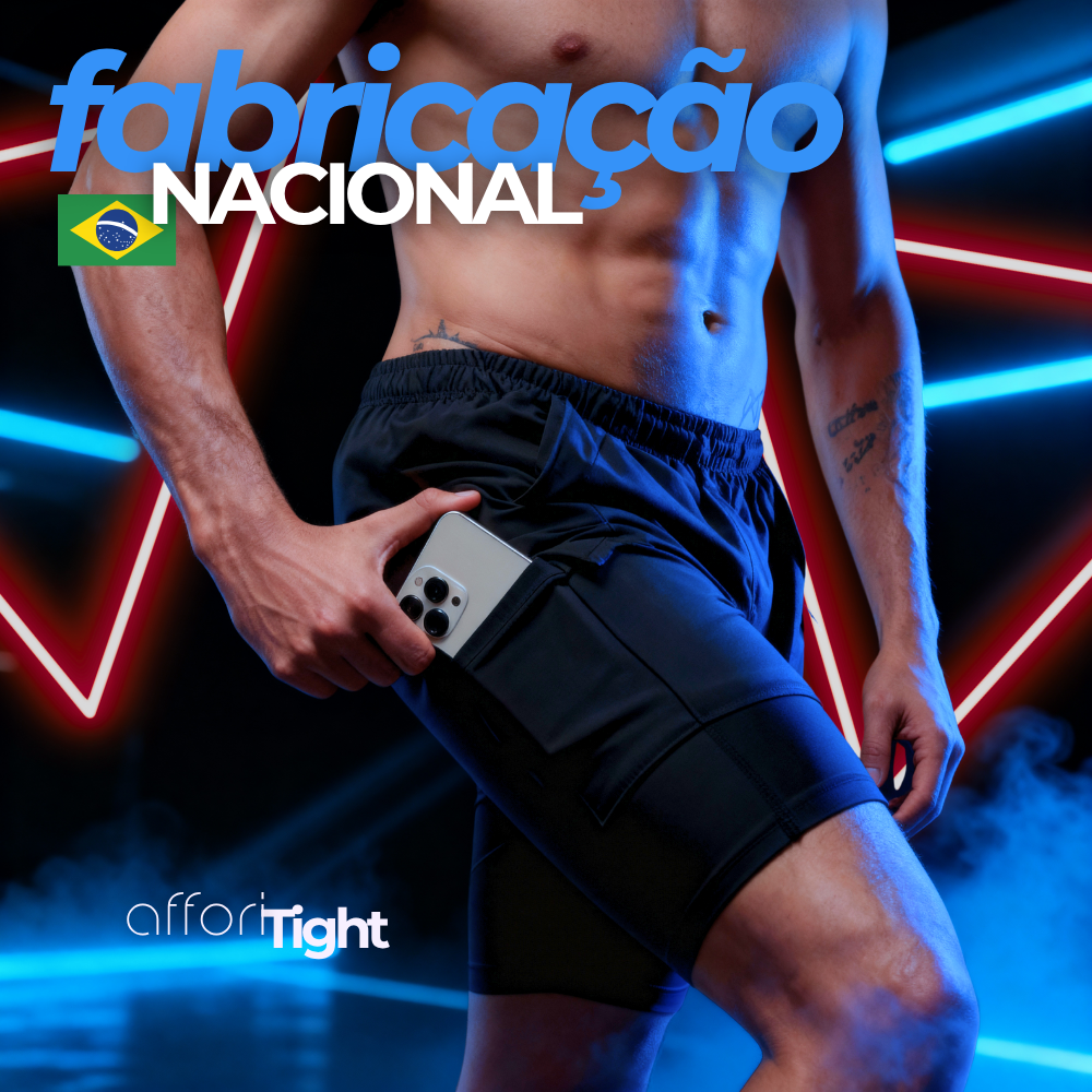 Kit 3 Shorts Compressão 2 em 1 - Outonosmart