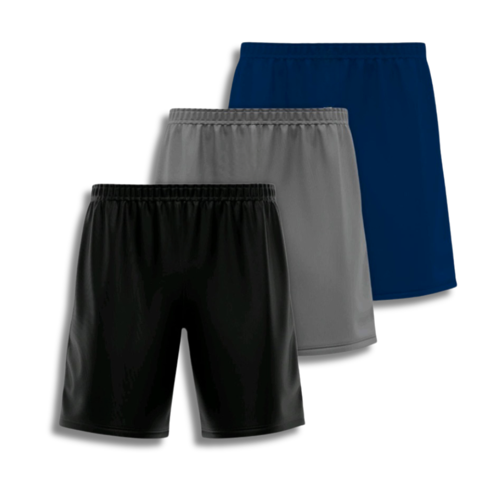 Kit 3 Shorts Fitnesmart™ - Anti-Suor e Anti Odor