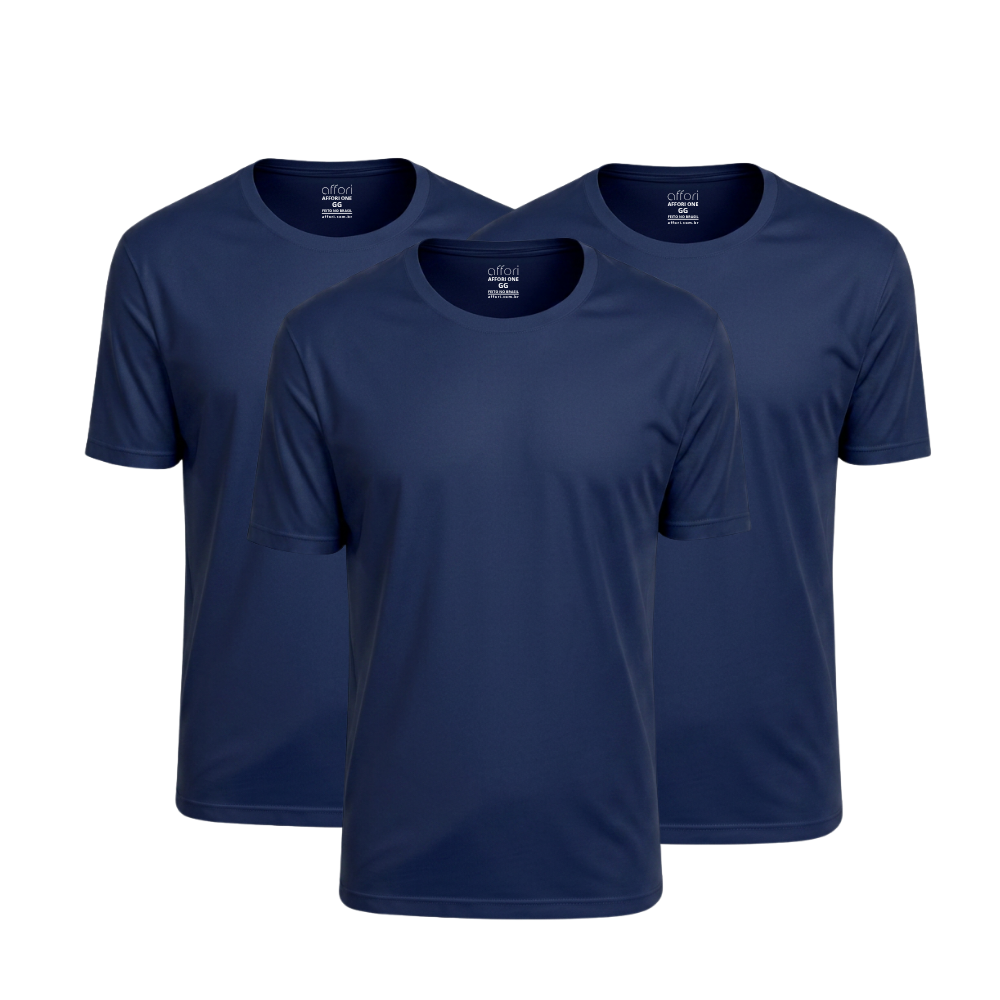 Kit 3 Camisetas Tecnológicas Masculinas IceTouch - Outonosmart