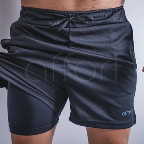 Shorts Compressão 2 em 1 - Affori Tight