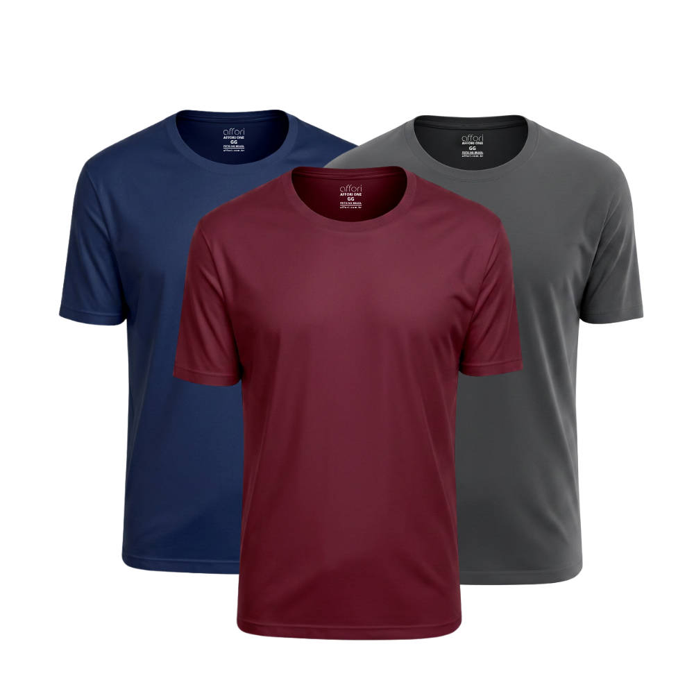 Kit 3 Camisetas Tecnológicas Masculinas IceTouch - Outonosmart