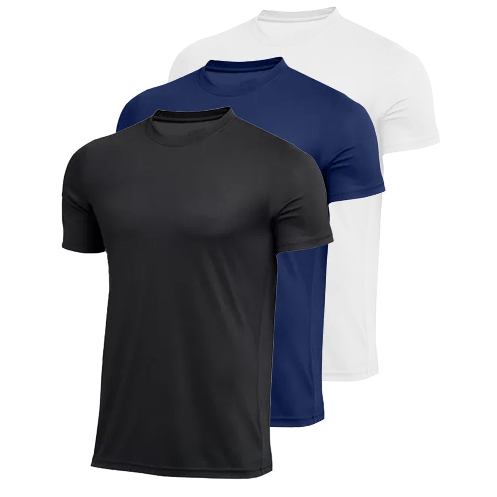Kit 3 Camisetas FitneSmart™ - Anti-Suor e Anti Odor