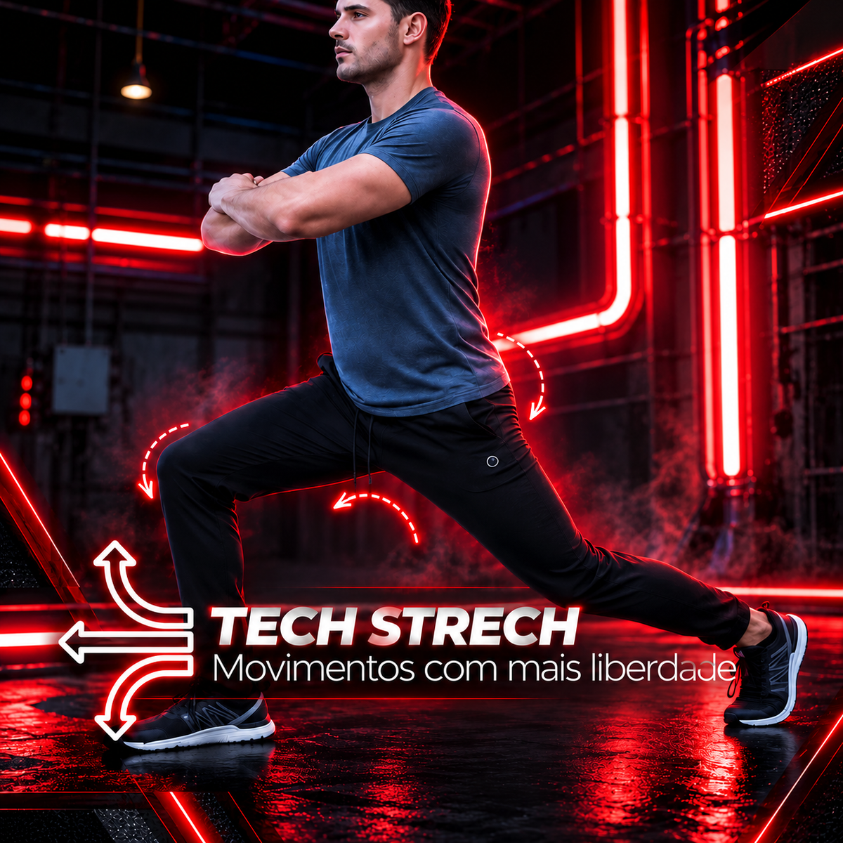 Calça Masculina Tecnológica - Light-X | Black November