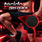 Shorts Compressão 2 em 1 - Affori Tight | Black November