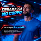Camiseta Tecnológica Anti Suor - Fitnesmart | Black November
