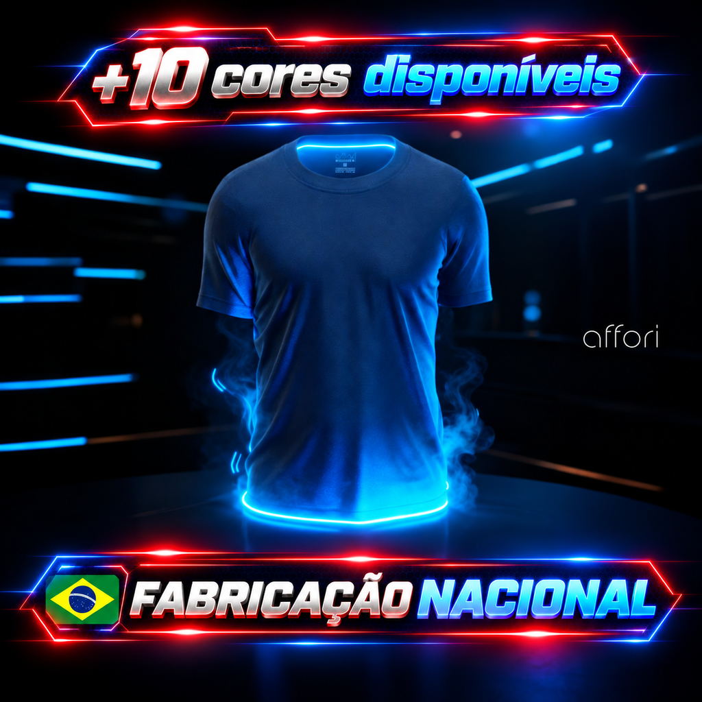 Camiseta Tecnológica Anti Suor - Fitnesmart | Black November