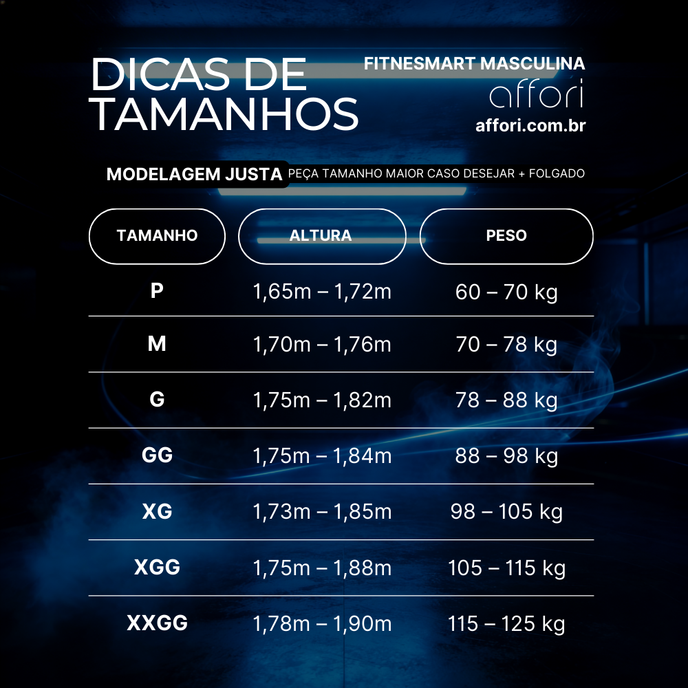 Kit 3 Camisetas Tecnológicas FitneSmart - Anti-Suor