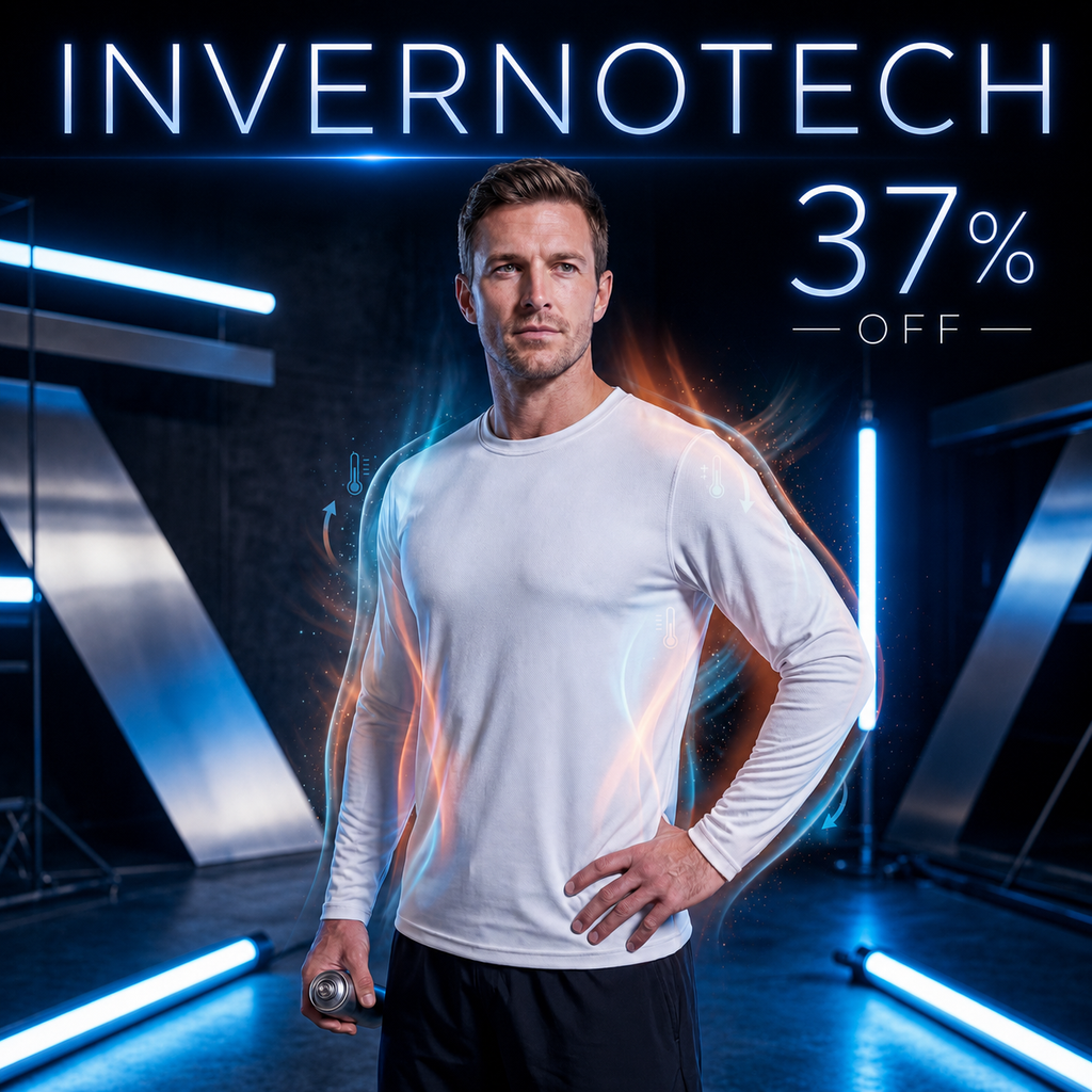 Kit 3 Camisetas Manga Longa Tecnológicas ThermoShirt - Inverno Tech