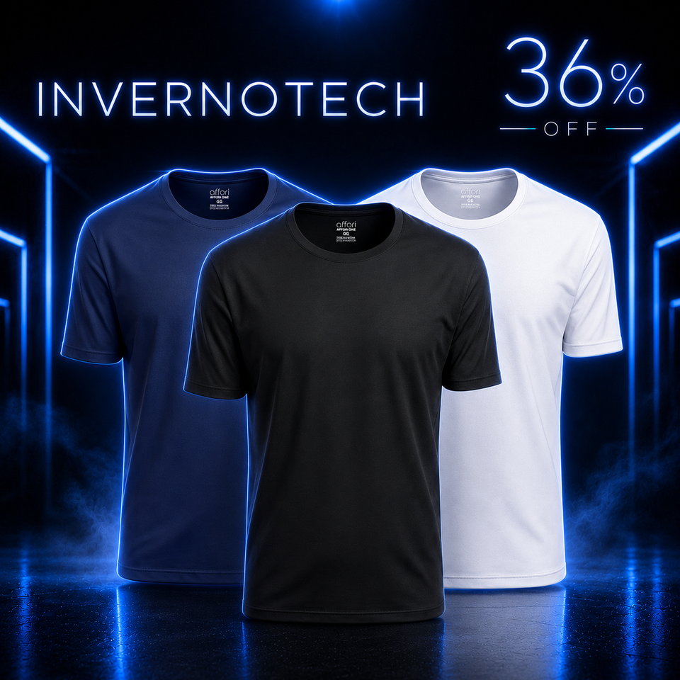 Kit 3 Camisetas Tecnológicas Masculinas IceTouch - InvernoTech