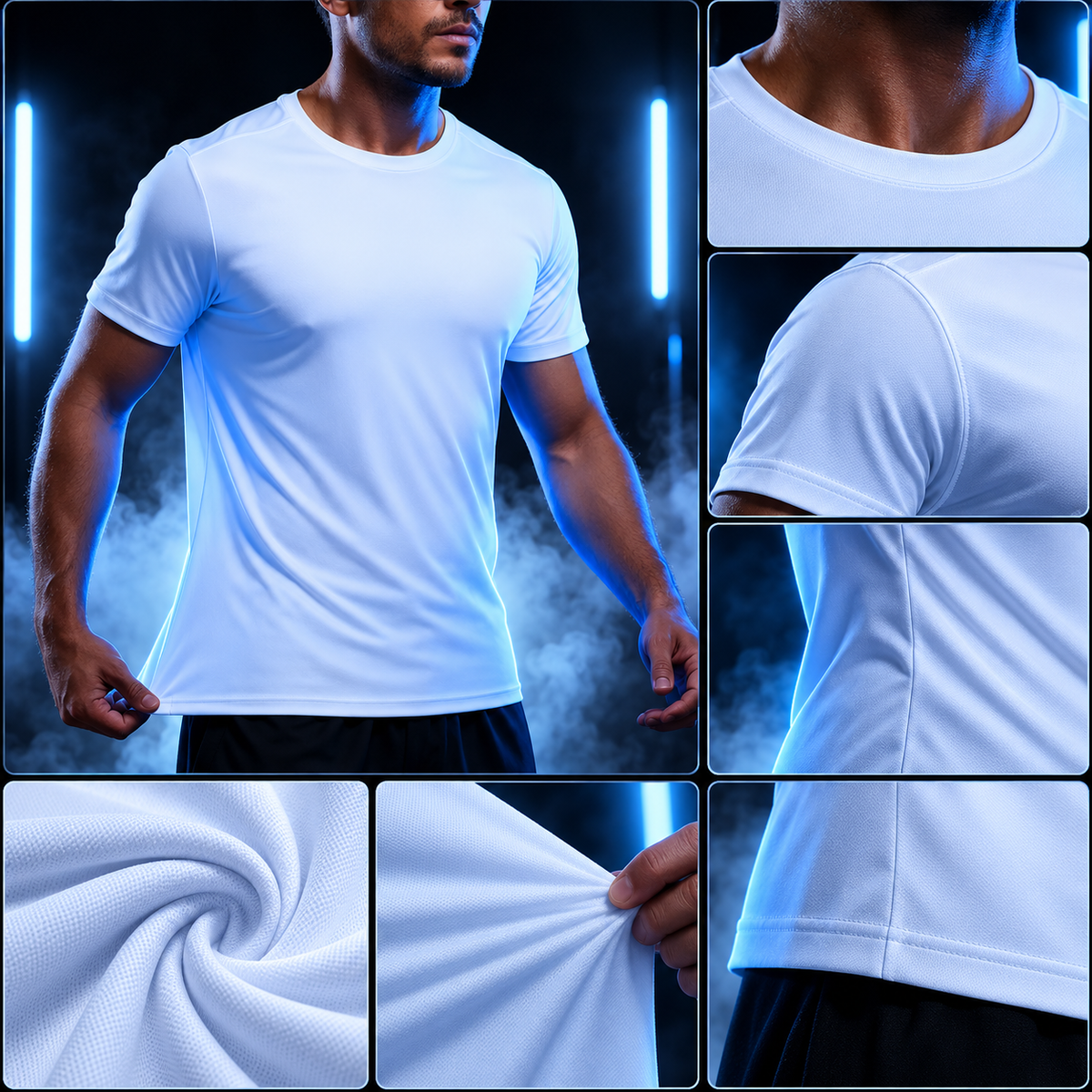 Camiseta Tecnológica Toque Gelado & Anti Odor - Ice Touch | Black November