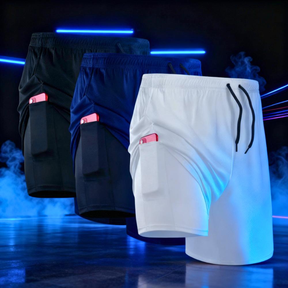 Kit 2 Shorts Compressão 2 em 1 - Affori Tight