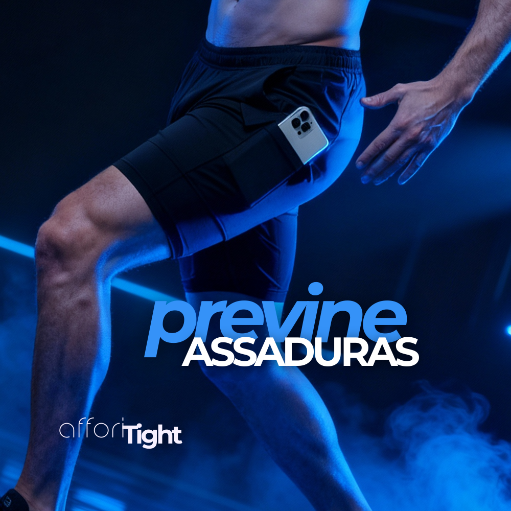 Shorts Compressão 2 em 1 - Affori Tight