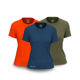 Azul - Verde Militar - Laranja