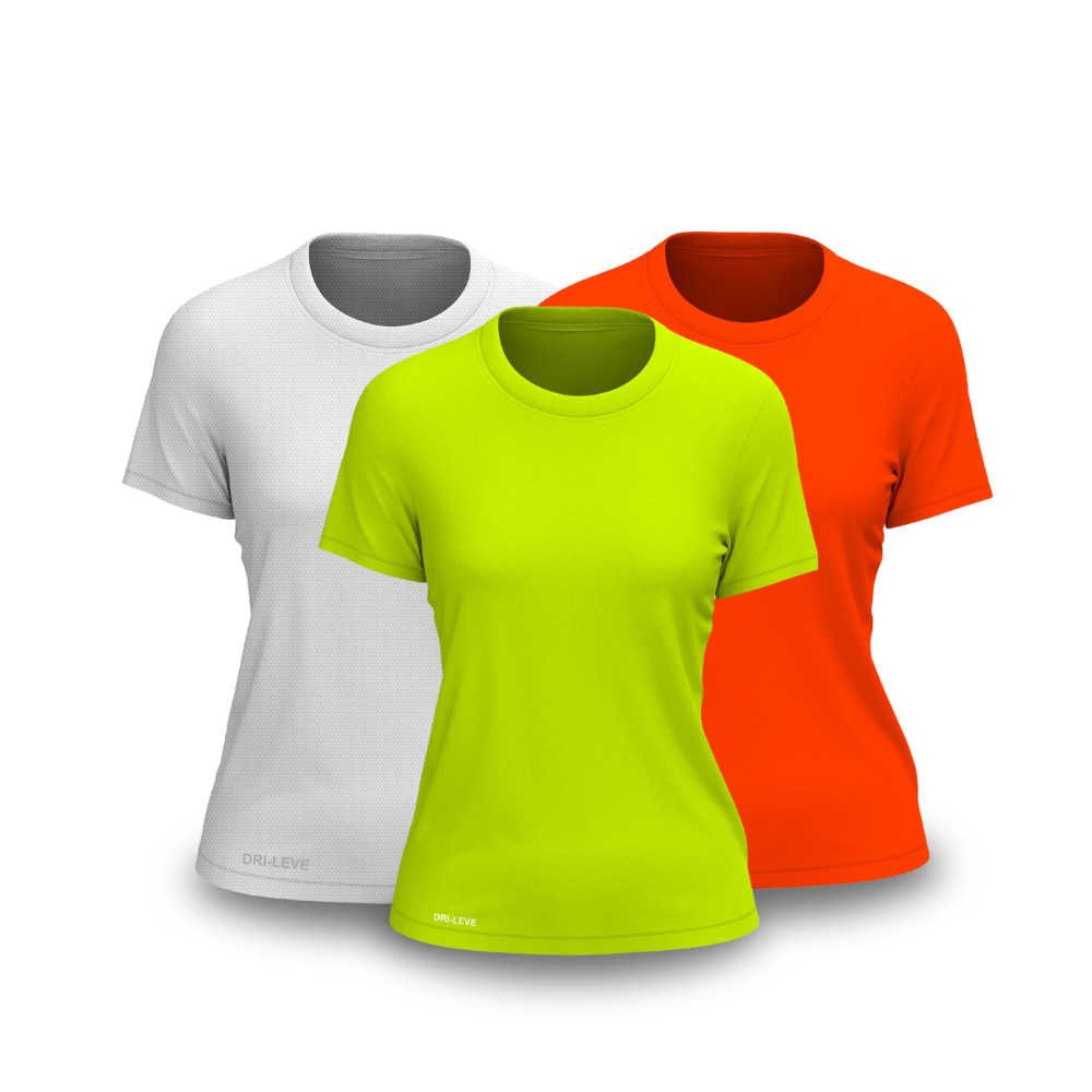 Kit 3 Camisetas Feminina FitneSmart - Anti Suor e Anti Odor