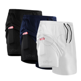 Kit 3 Shorts Compressão 2 em 1 - Outonosmart