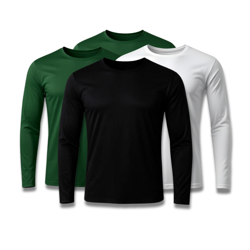 Kit 4 Camisetas Manga Longa Tecnológicas - ThermoShirt