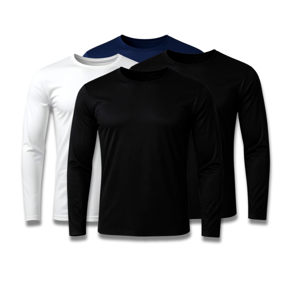 Kit 4 Camisetas Manga Longa Tecnológicas - ThermoShirt