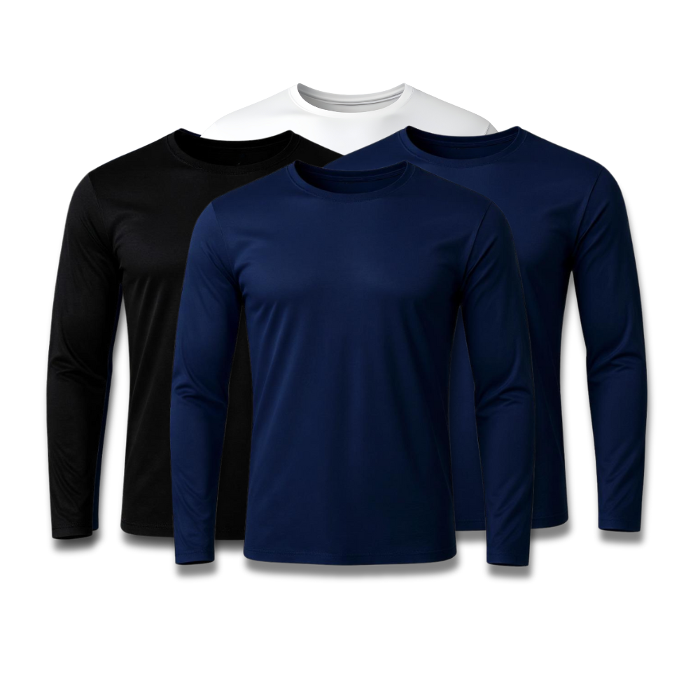 Kit 4 Camisetas Manga Longa Tecnológicas - ThermoShirt