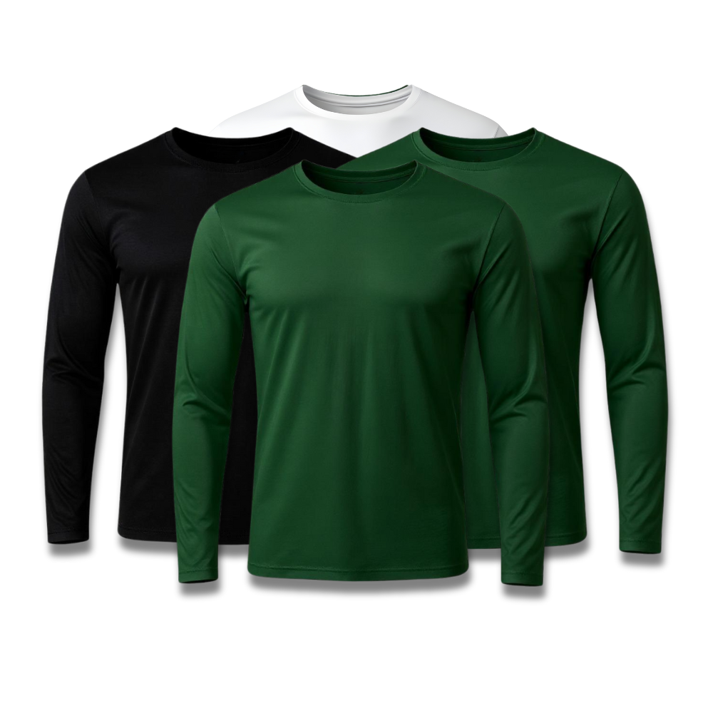 Kit 4 Camisetas Manga Longa Tecnológicas - ThermoShirt