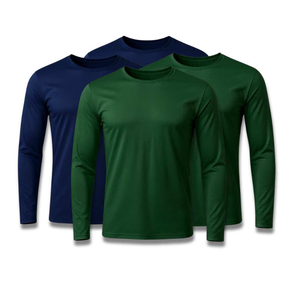 Kit 4 Camisetas Manga Longa Tecnológicas - ThermoShirt